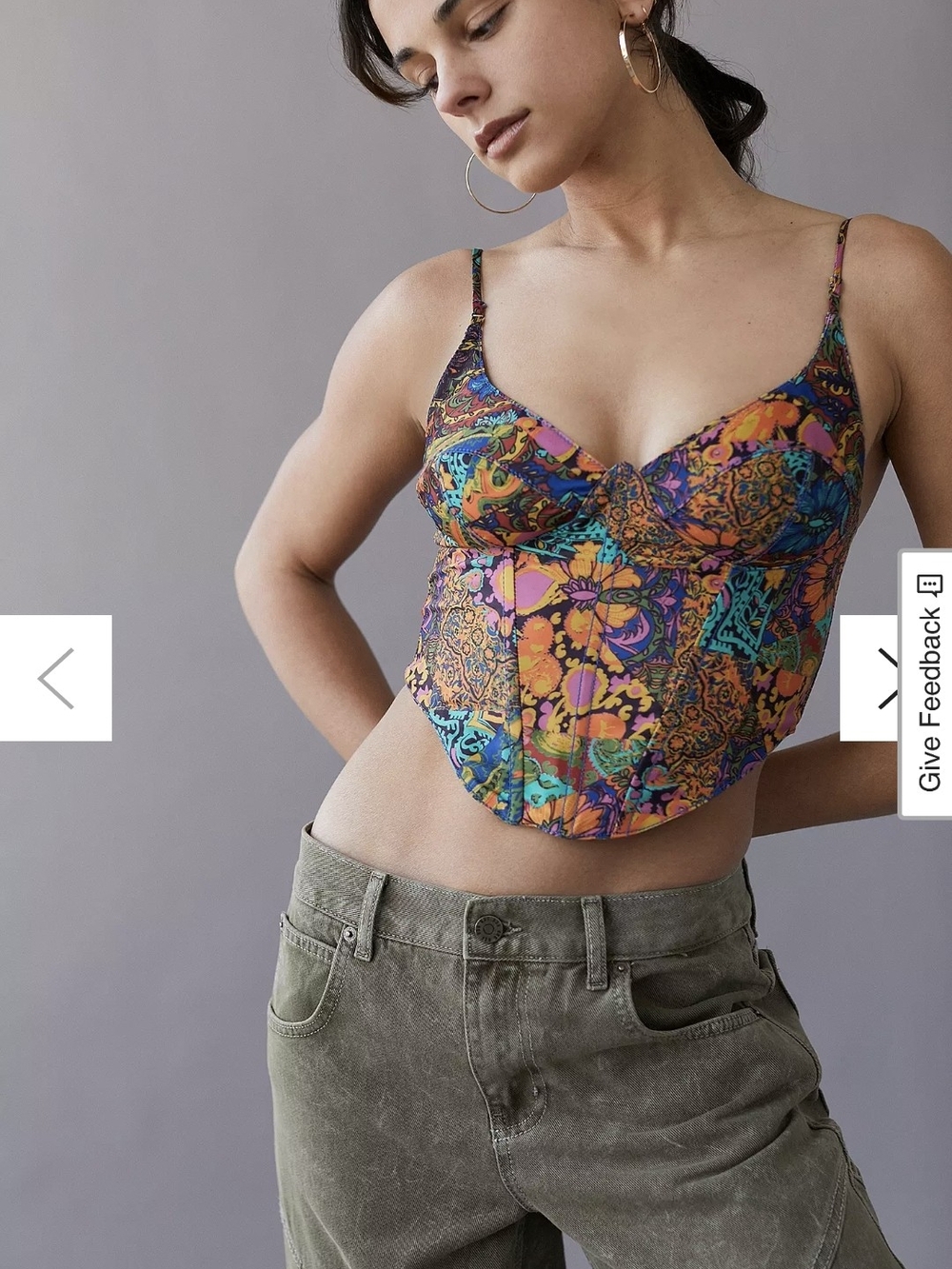UO Karissa Corset Top XS